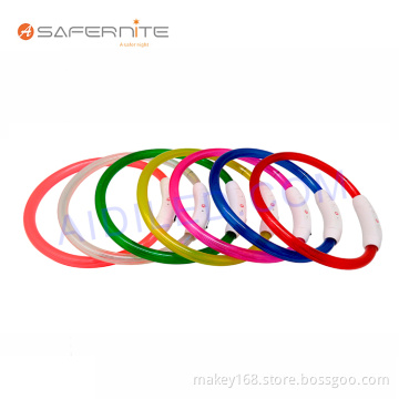 Pvc Waterproof Led Dog Collars With Lights